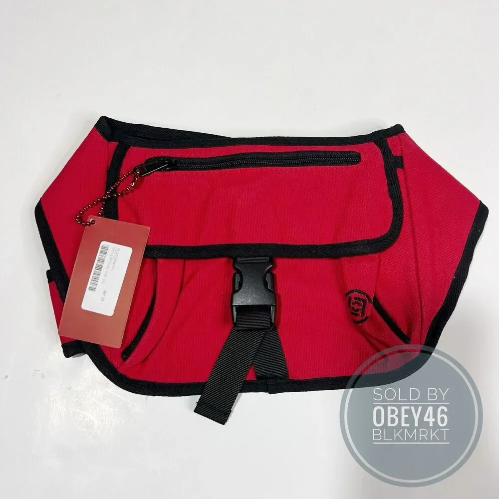 CLOT APPAREL RED SHOULDER BAG SLING